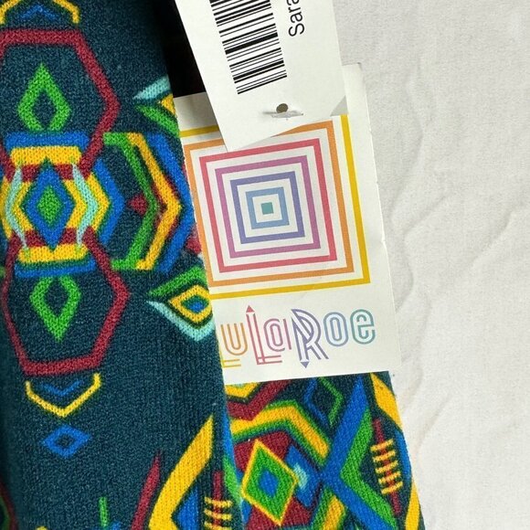 NWT  LulaRoe Abstract Southwestern Robe Cardigan Sweater Wrap Cover up Size XS - Picture 3 of 4